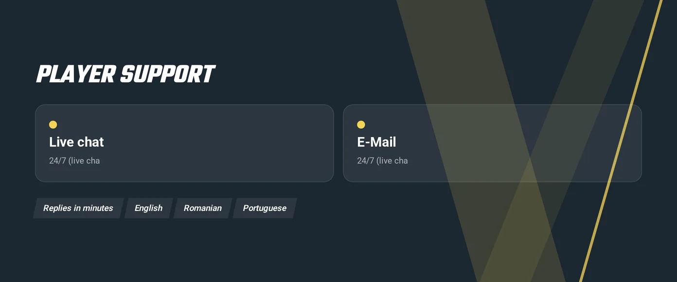 Get fast support replies.