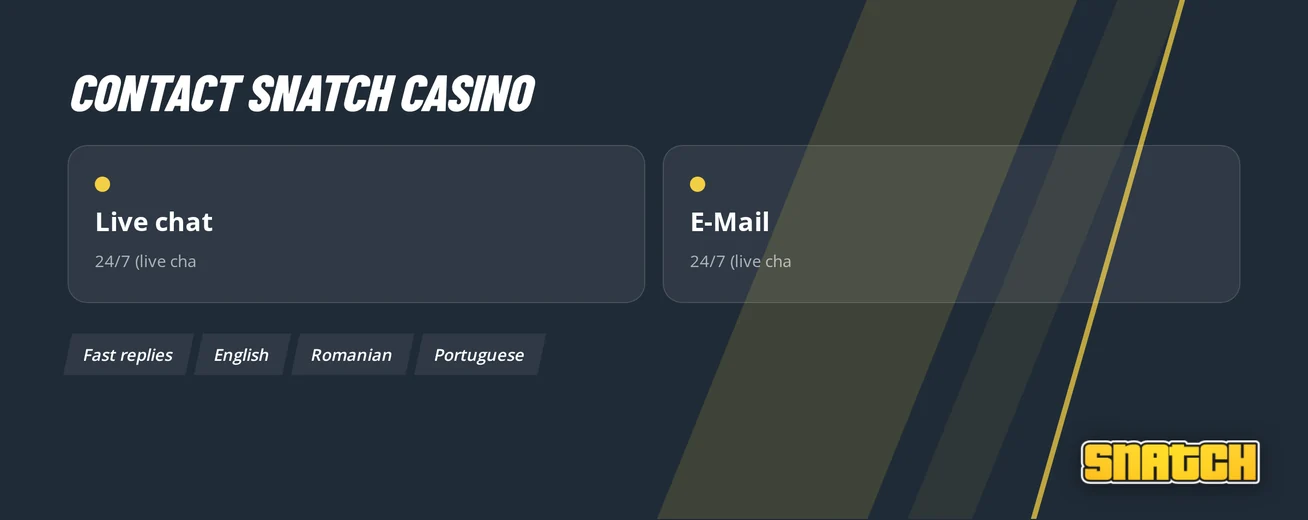 Access live chat support.