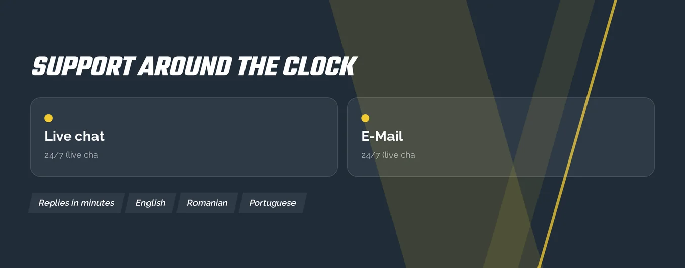 Reach chat support now.